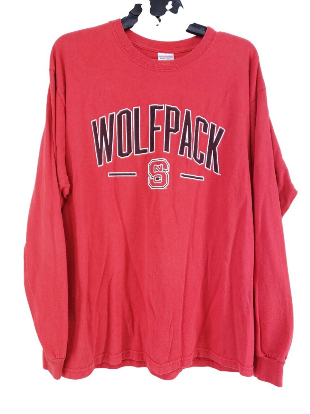 NC State Wolfpack Long Sleeve Shirt Men's Size Large Red